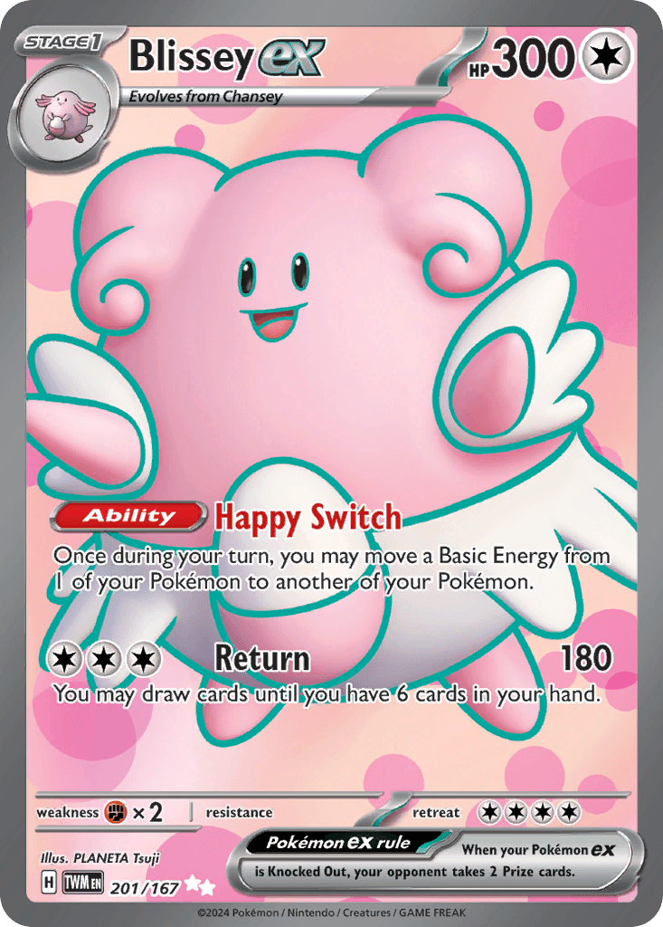 Blissey ex illustrated by PLANETA Tsuji