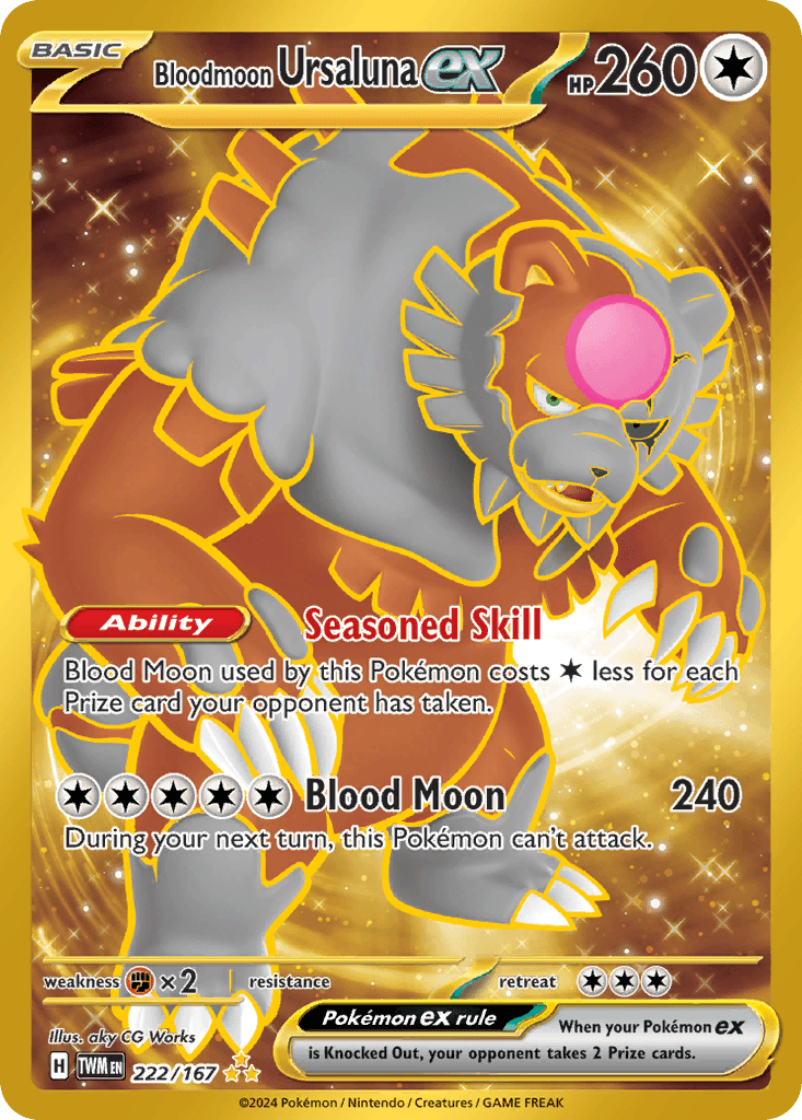 Bloodmoon Ursaluna ex — Hyper Rare