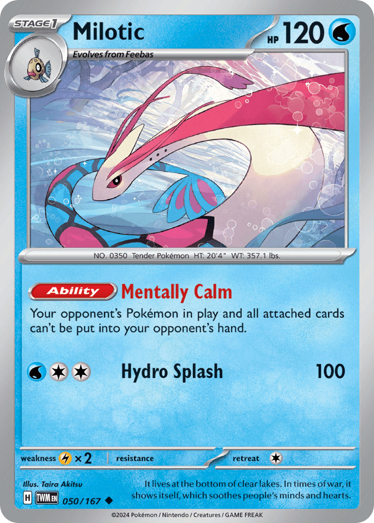 Milotic Pokémon card