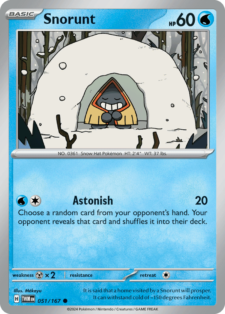 Snorunt Pokémon card