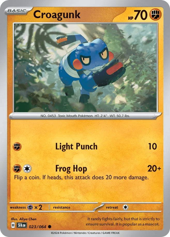 Croagunk Pokémon card