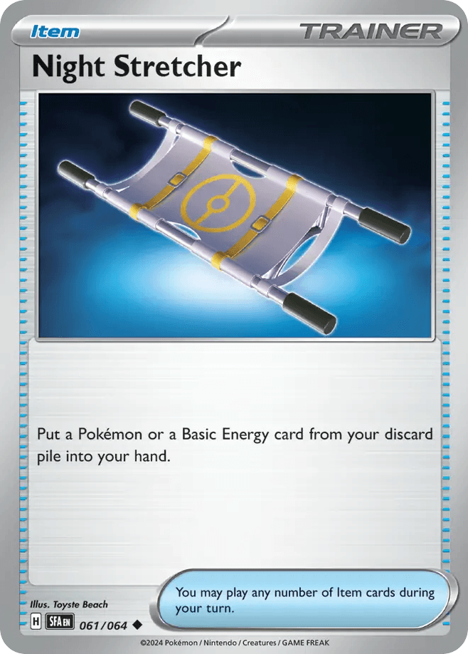 Night Stretcher Pokémon card