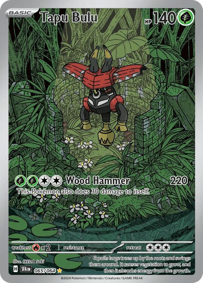 Tapu Bulu Pokémon card