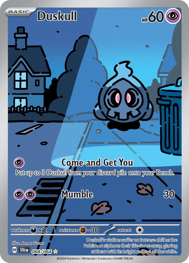 Duskull Pokémon card