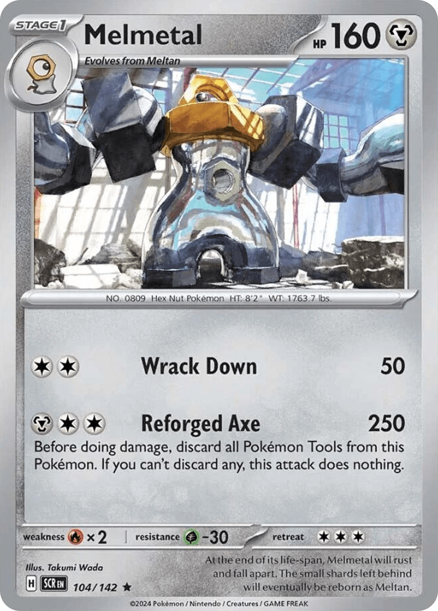 Melmetal Pokémon card