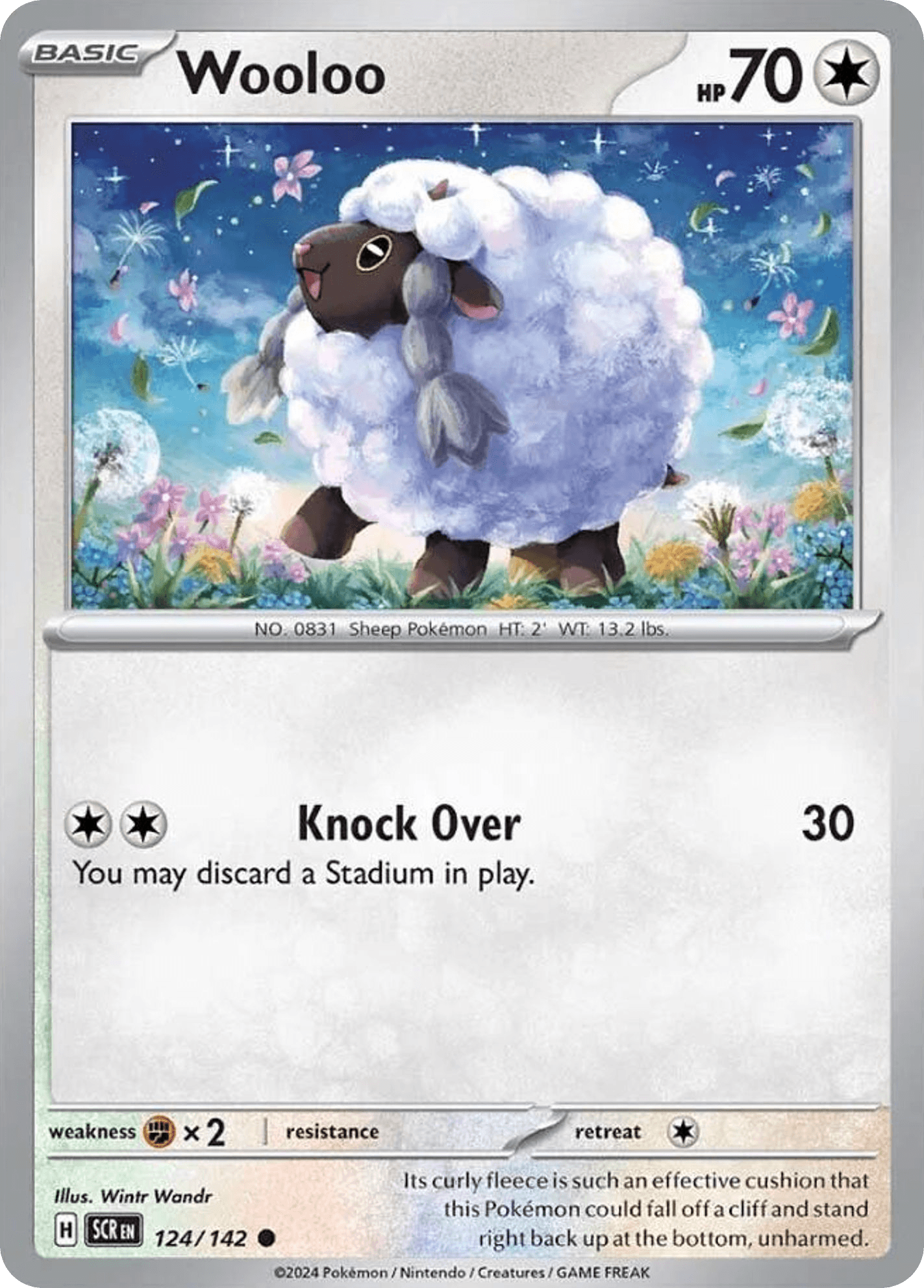 Wooloo Pokémon card