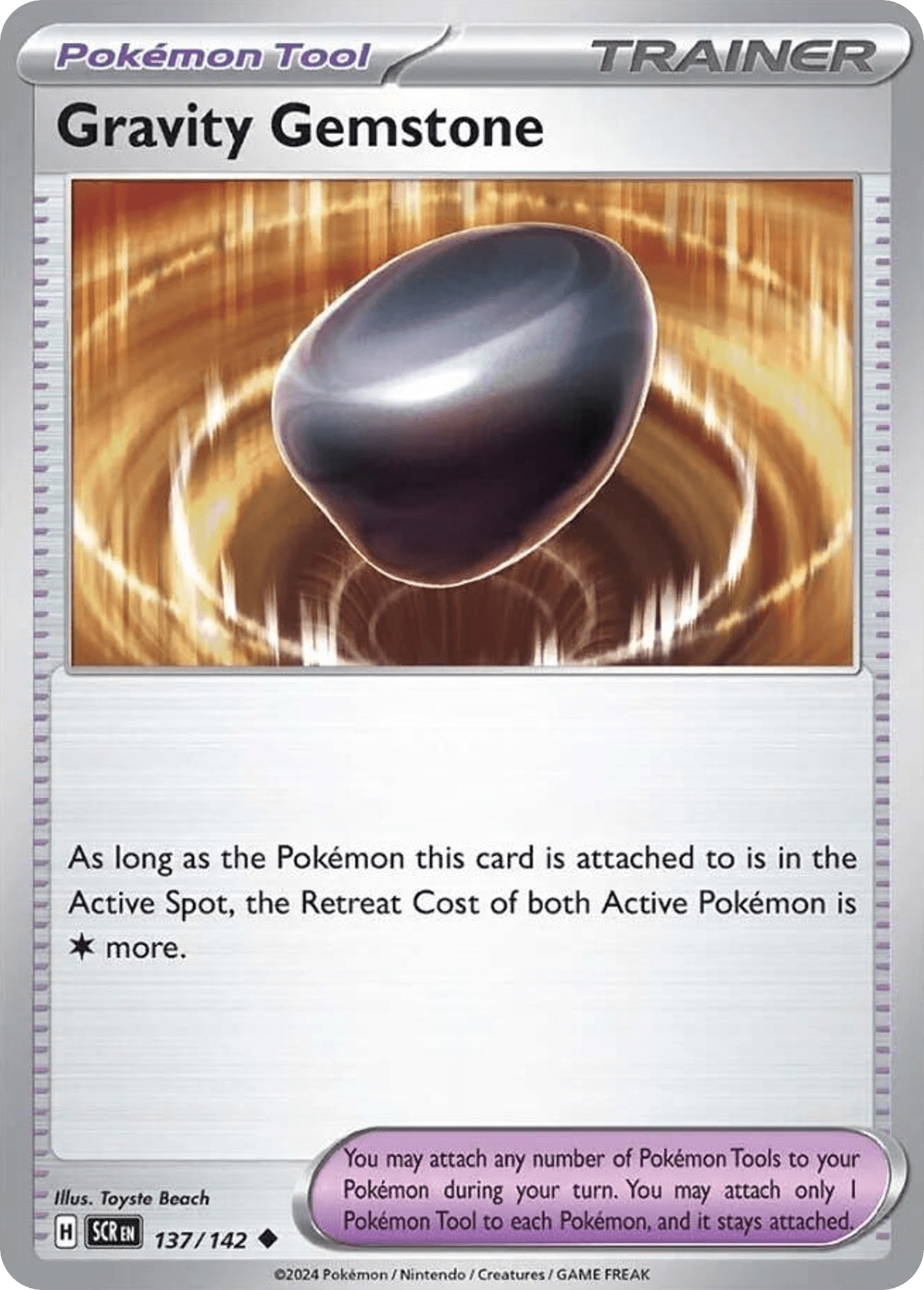 Gravity Gemstone Pokémon card