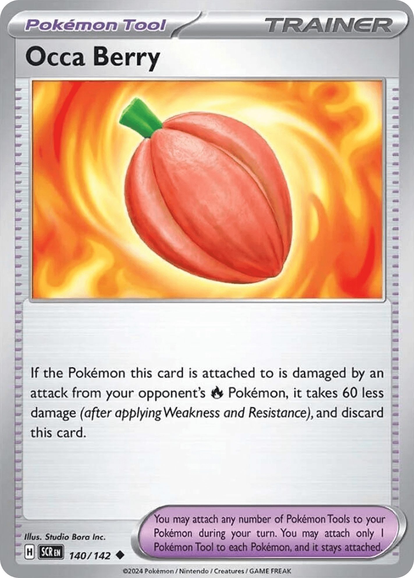 Occa Berry Pokémon card