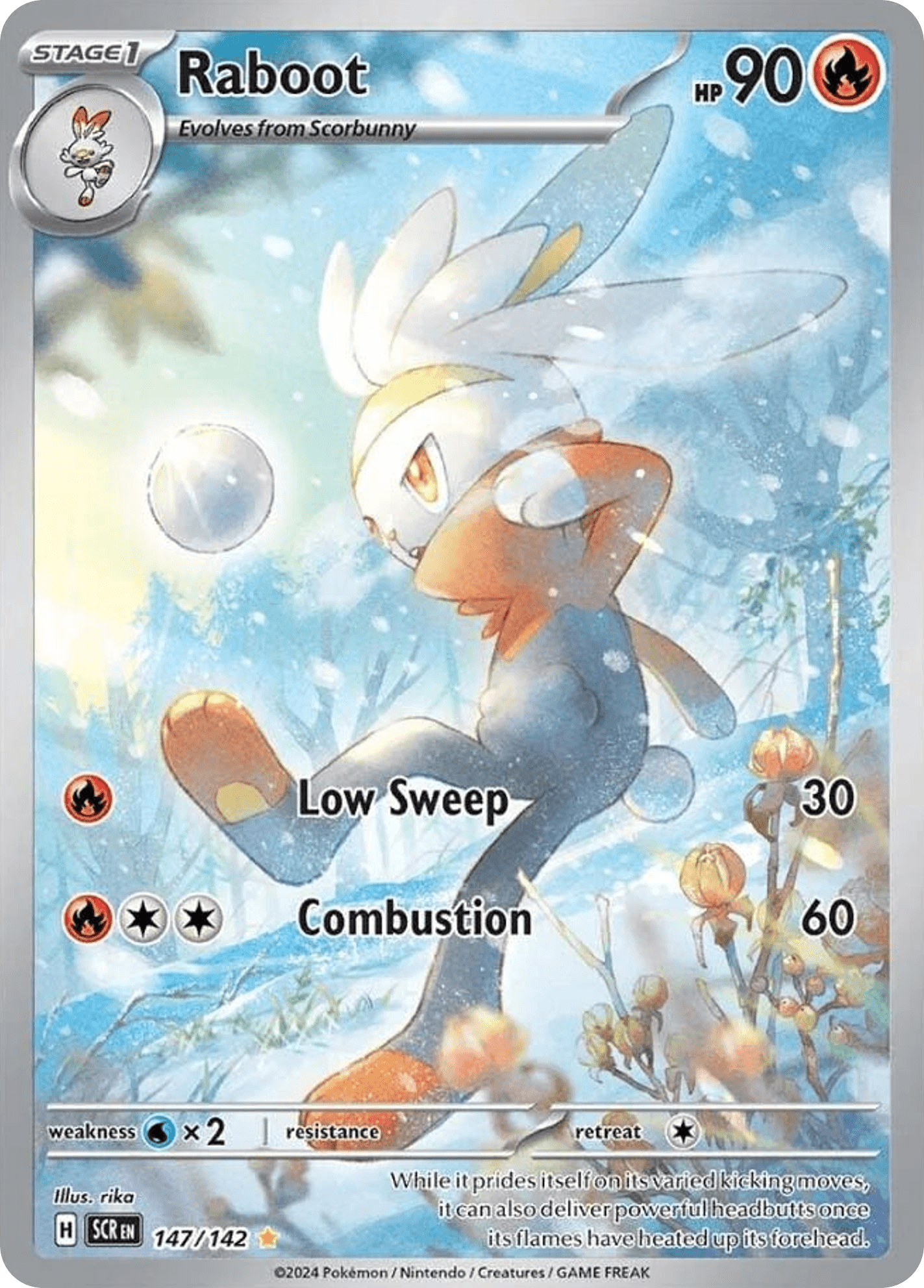 Raboot Pokémon card