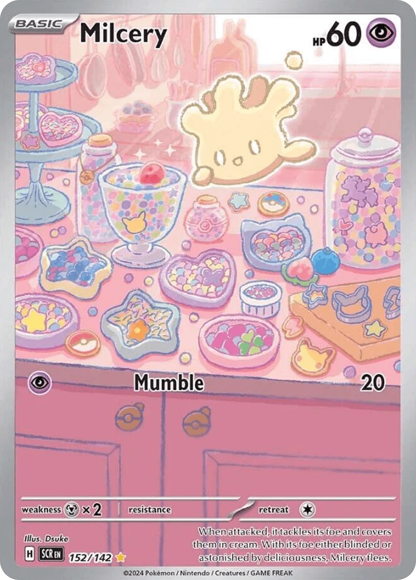 Milcery Pokémon card