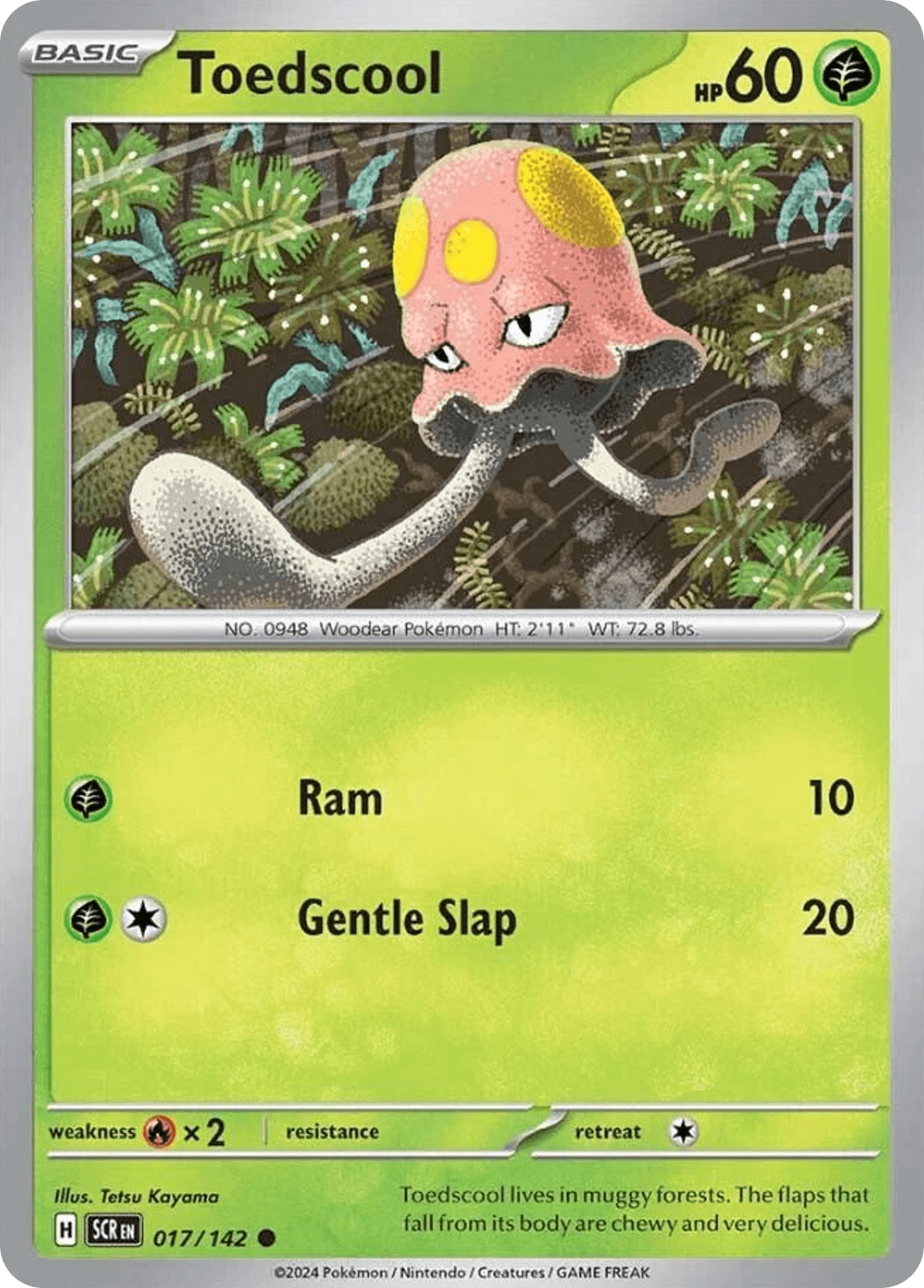 Toedscool Pokémon card