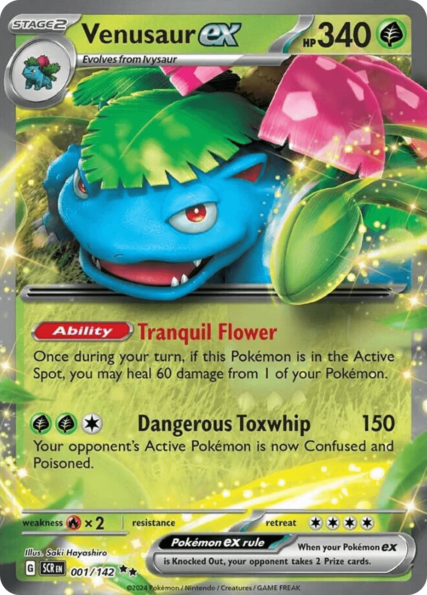 Venusaur ex from Stellar Crown