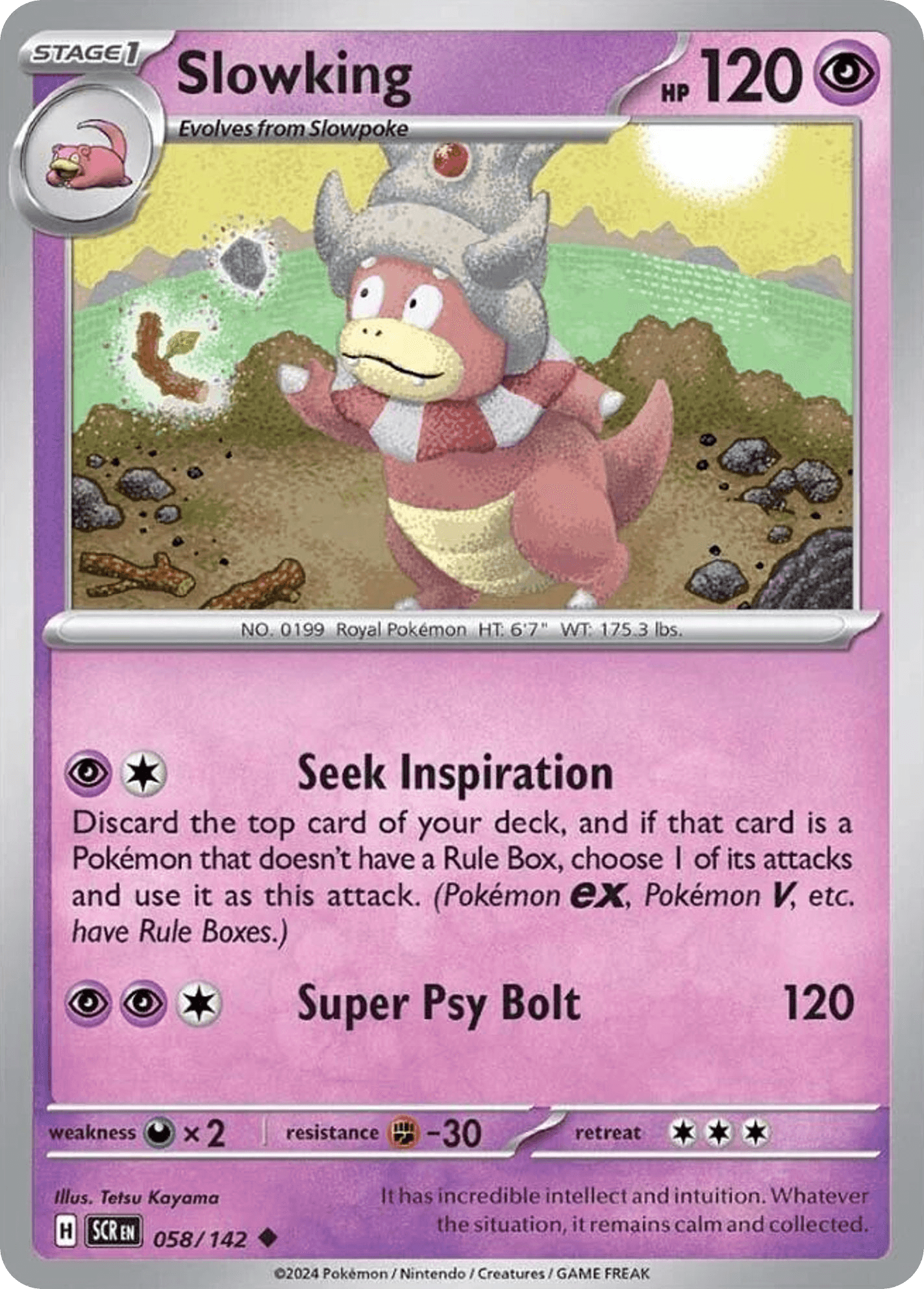Slowking Pokémon card
