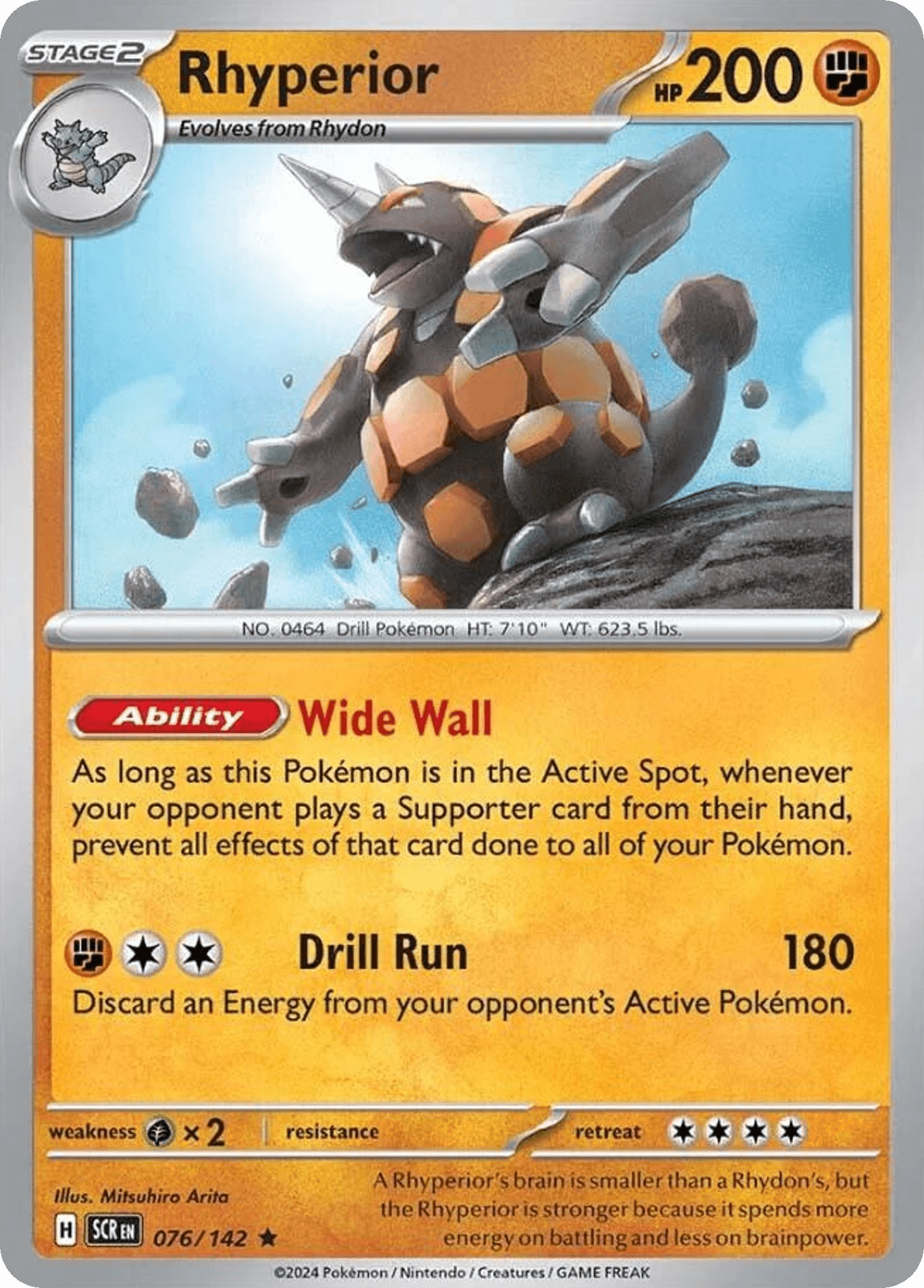 Rhyperior Pokémon card