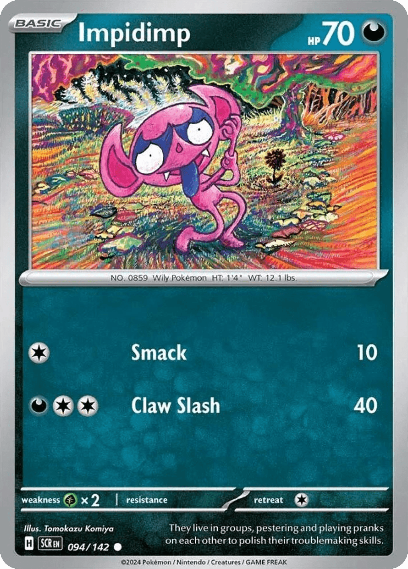 Impidimp Pokémon card