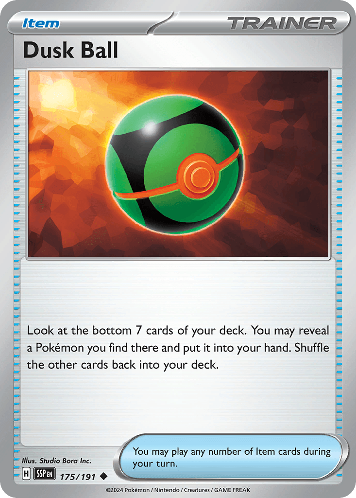 Dusk Ball Pokémon card