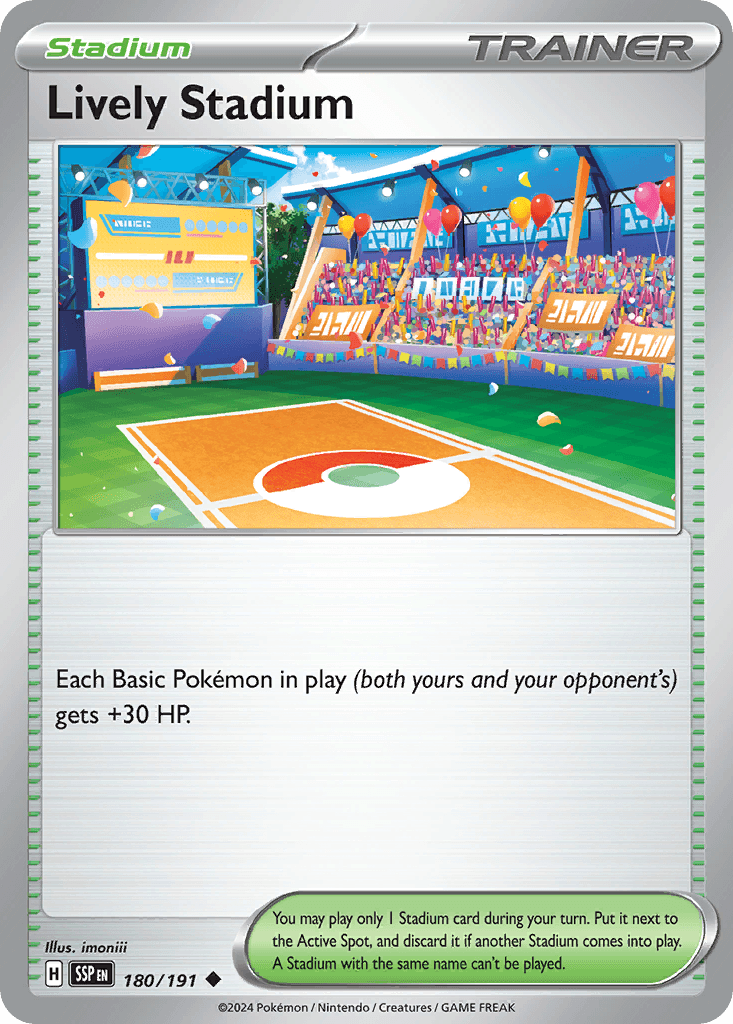 Lively Stadium Pokémon card