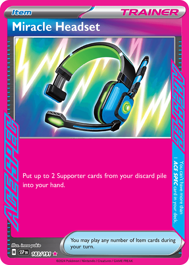 Miracle Headset — ACE SPEC Rare