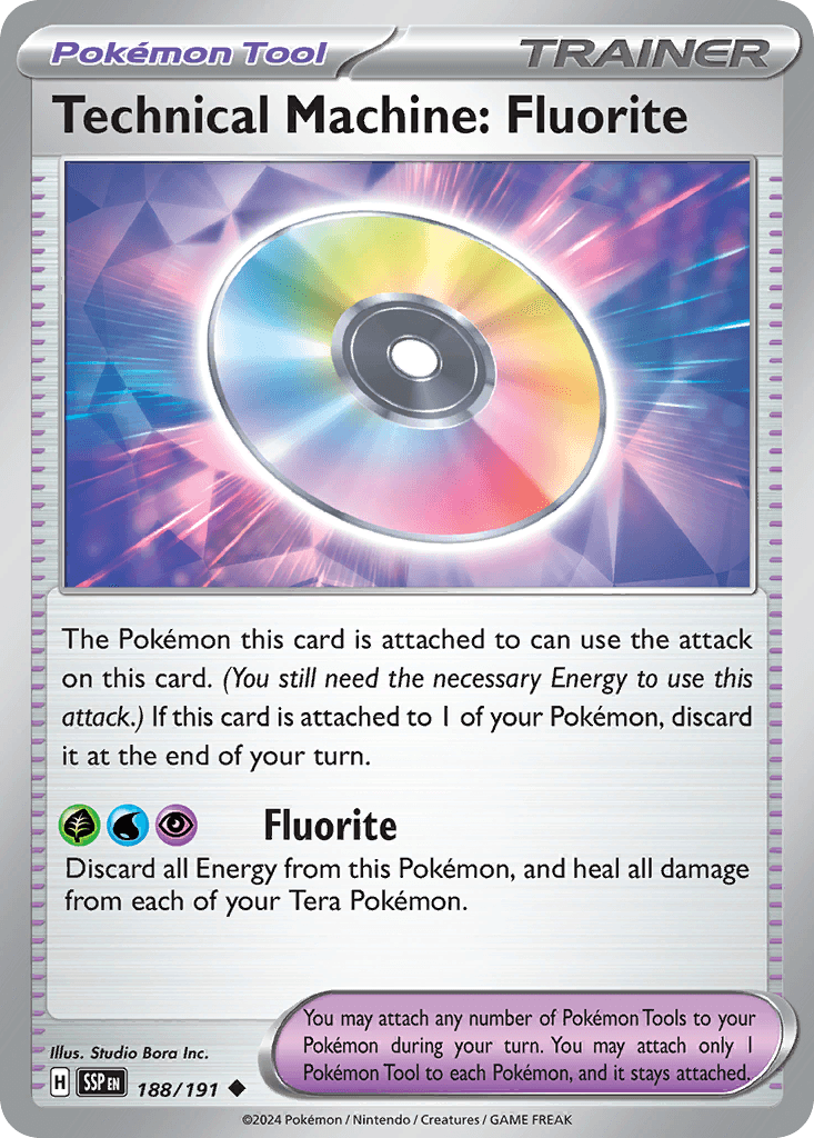 Technical Machine: Fluorite Pokémon card