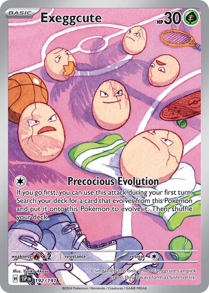 Exeggcute Pokémon card
