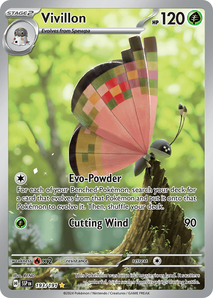 Vivillon Pokémon card