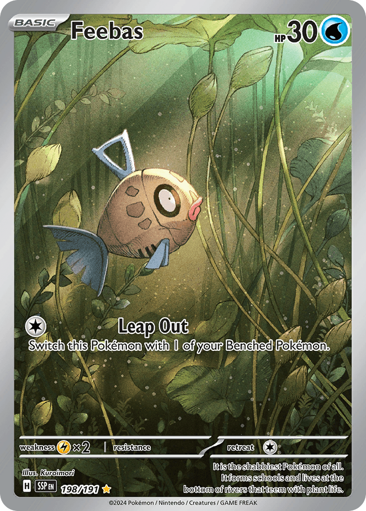 Feebas Pokémon card