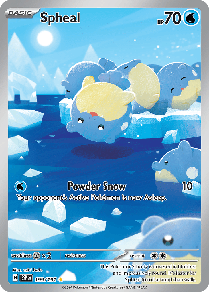 Spheal Pokémon card