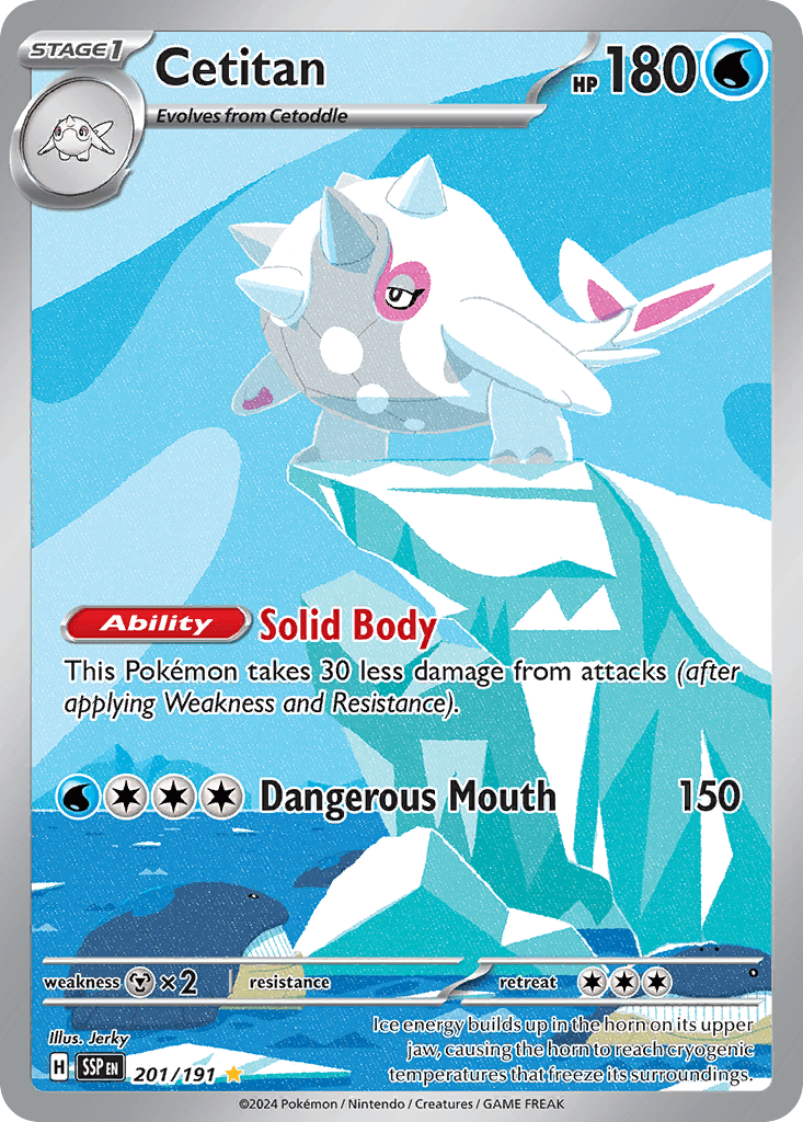 Cetitan Pokémon card