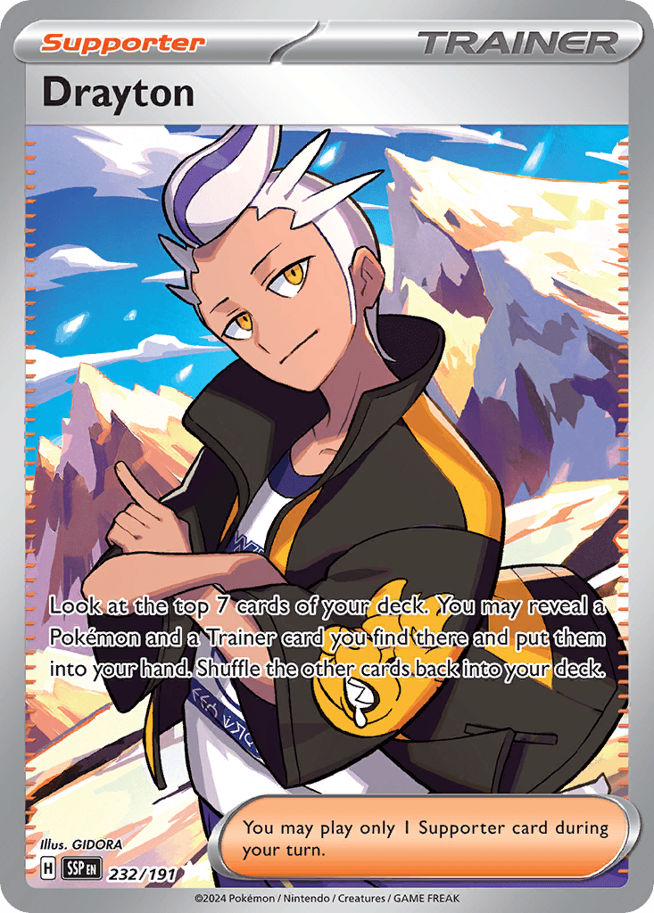 Drayton Pokémon card