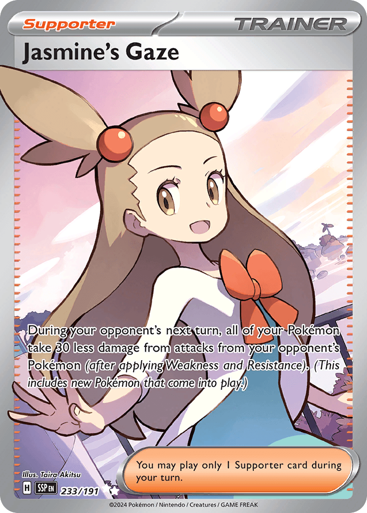 Jasmine's Gaze Pokémon card