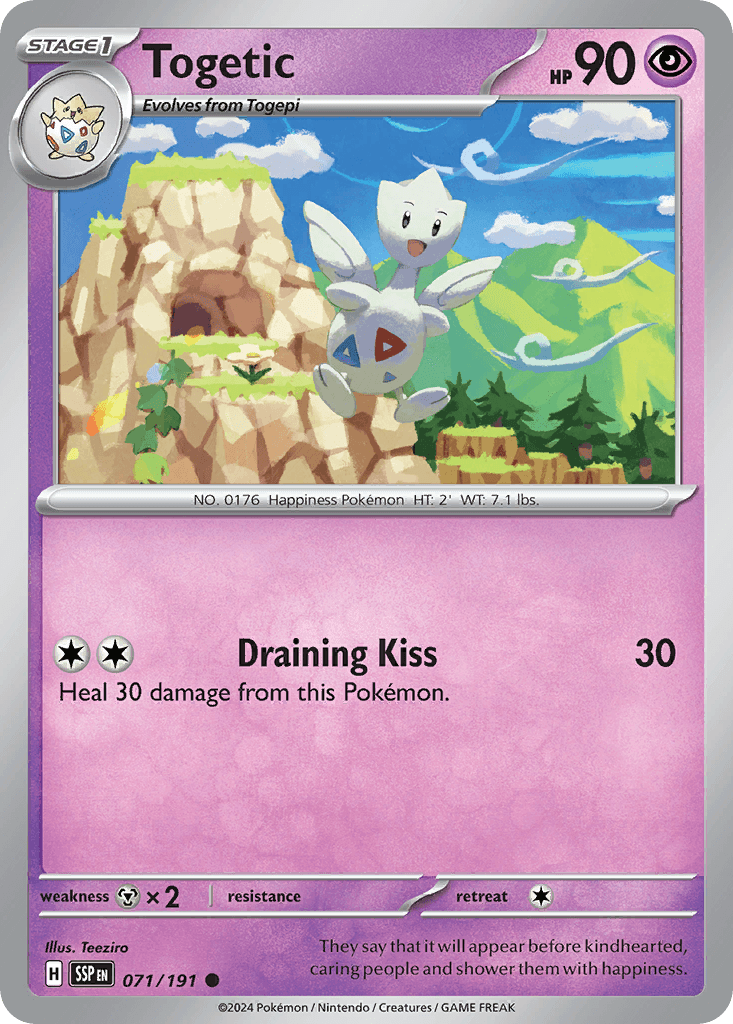 Togetic Pokémon card