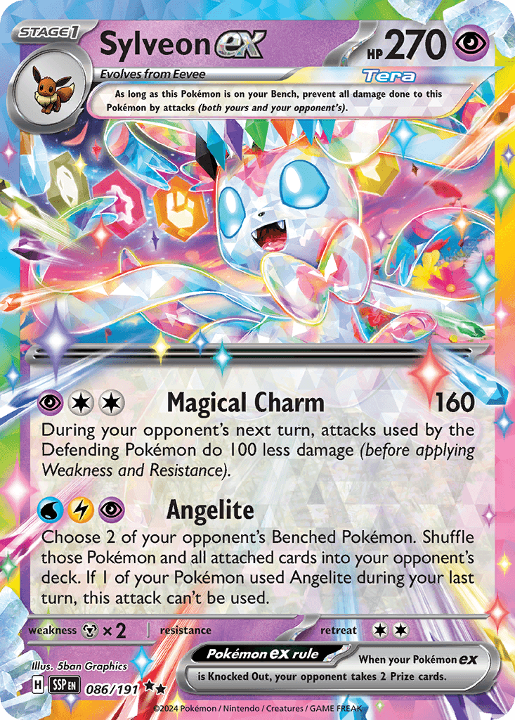 Sylveon ex from Surging Sparks