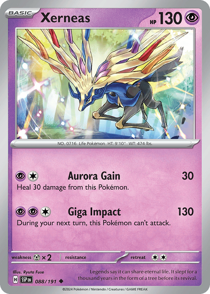Xerneas Pokémon card