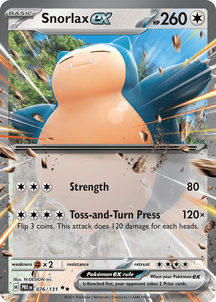 Snorlax ex from Prismatic Evolutions