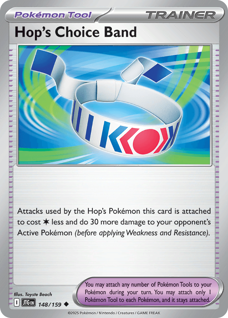 Hop's Choice Band Pokémon card