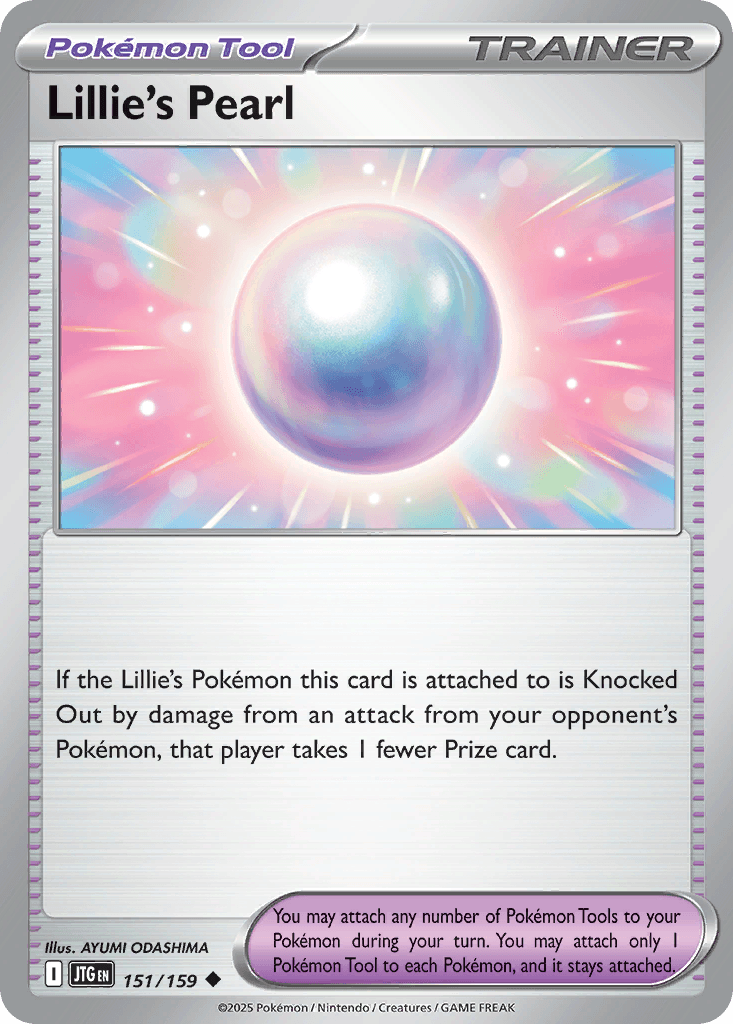 Lillie's Pearl Pokémon card
