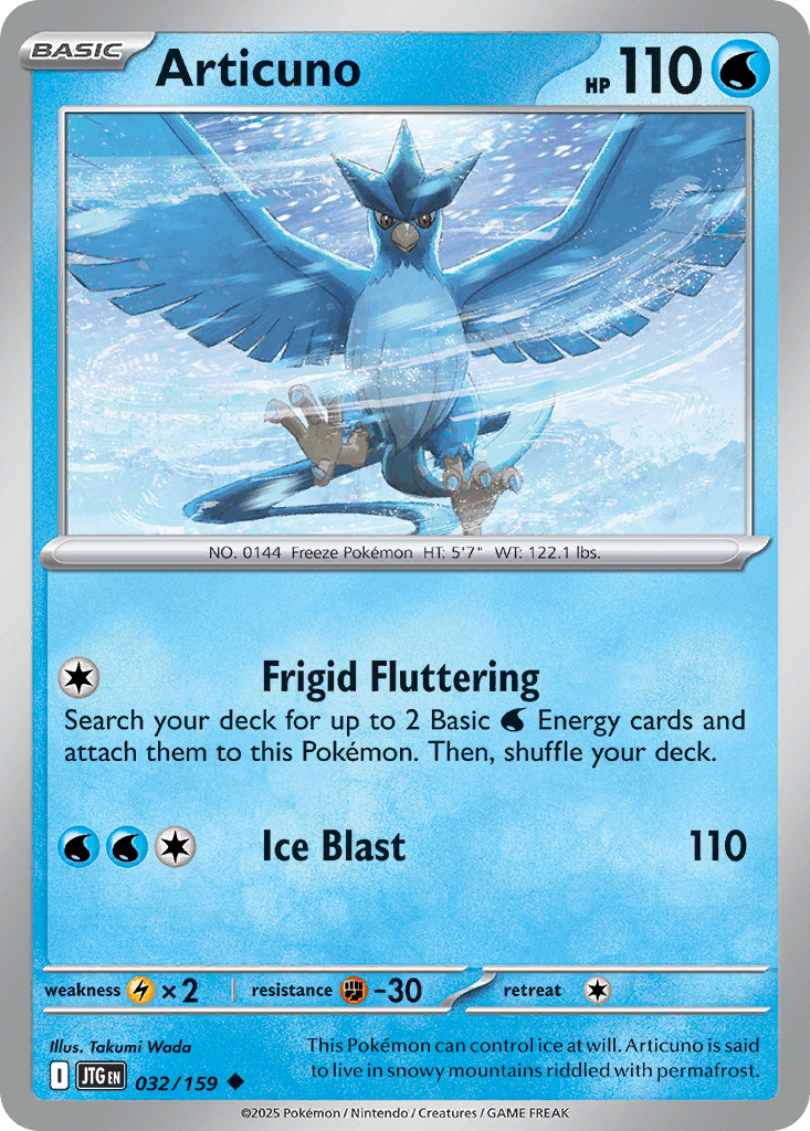 Articuno Pokémon card