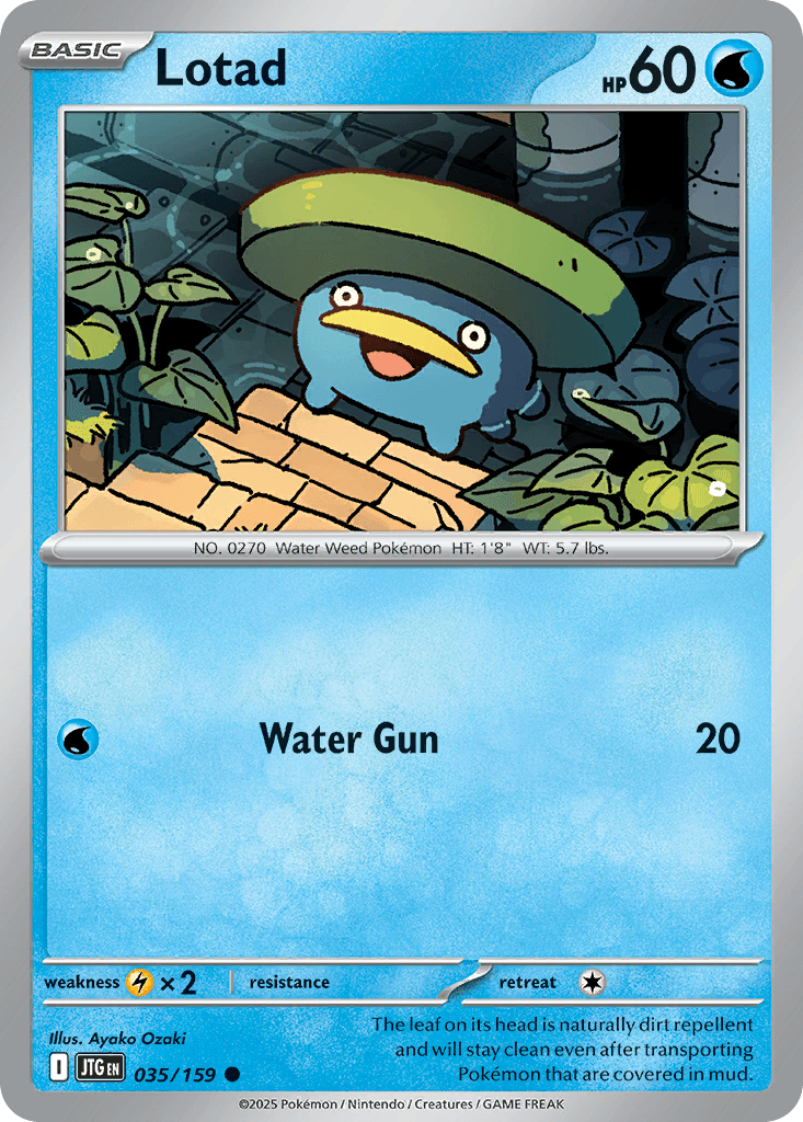 Lotad Pokémon card