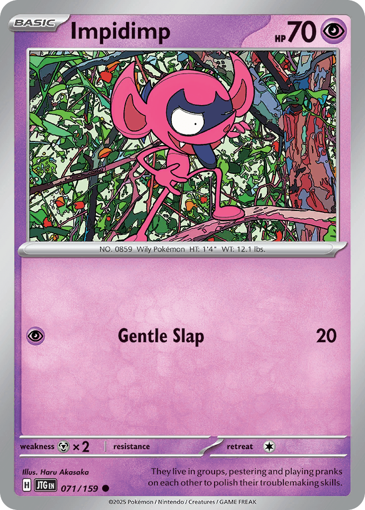 Impidimp Pokémon card