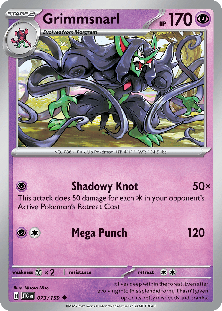Grimmsnarl Pokémon card