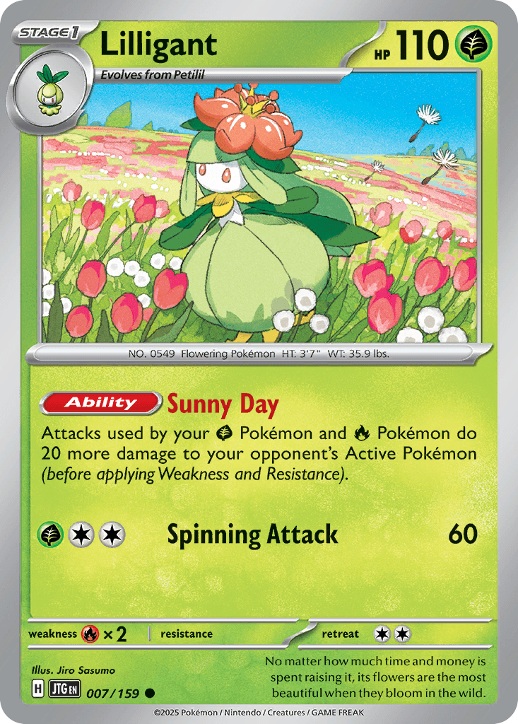 Lilligant Pokémon card