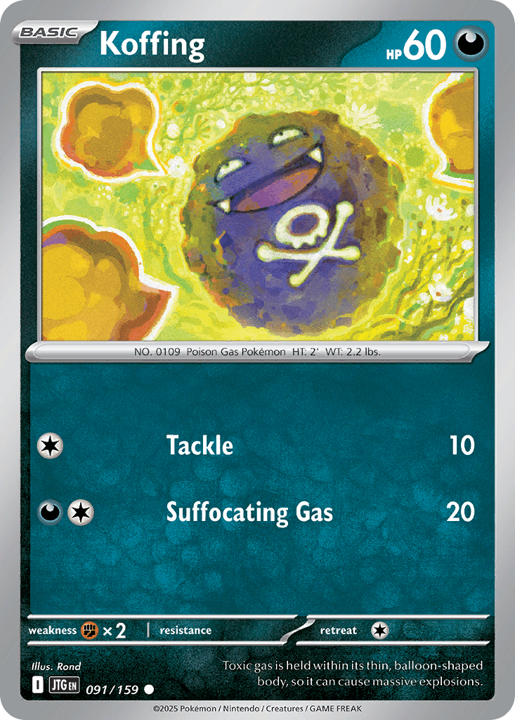 Koffing Pokémon card