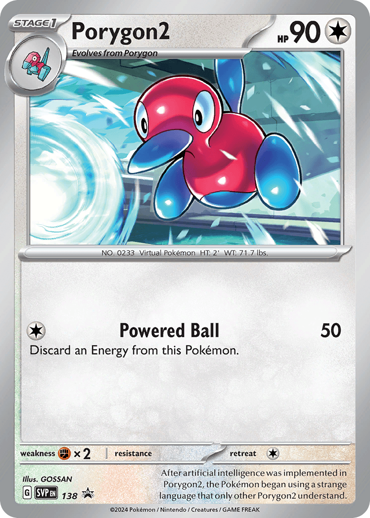 Porygon2 Pokémon card