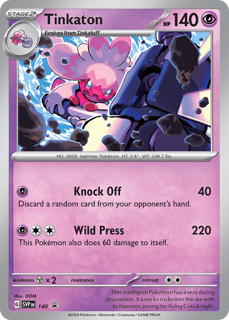 Tinkaton Pokémon card