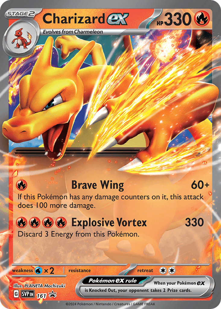 Charizard ex from Scarlet & Violet Black Star Promos