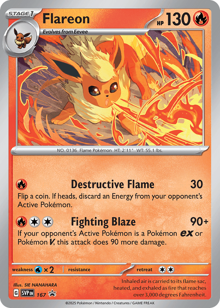 Flareon from Scarlet & Violet Promos