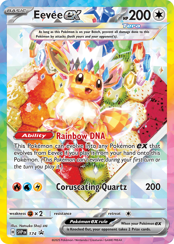Eevee ex from Scarlet & Violet Promos