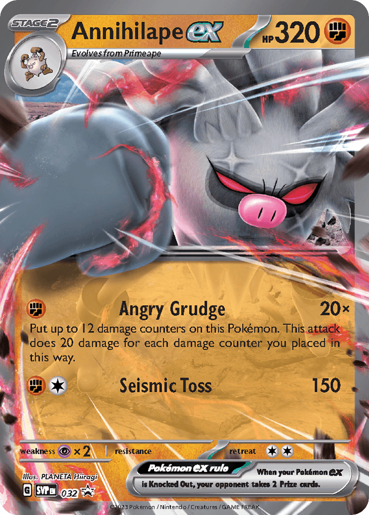 Annihilape ex Pokémon card