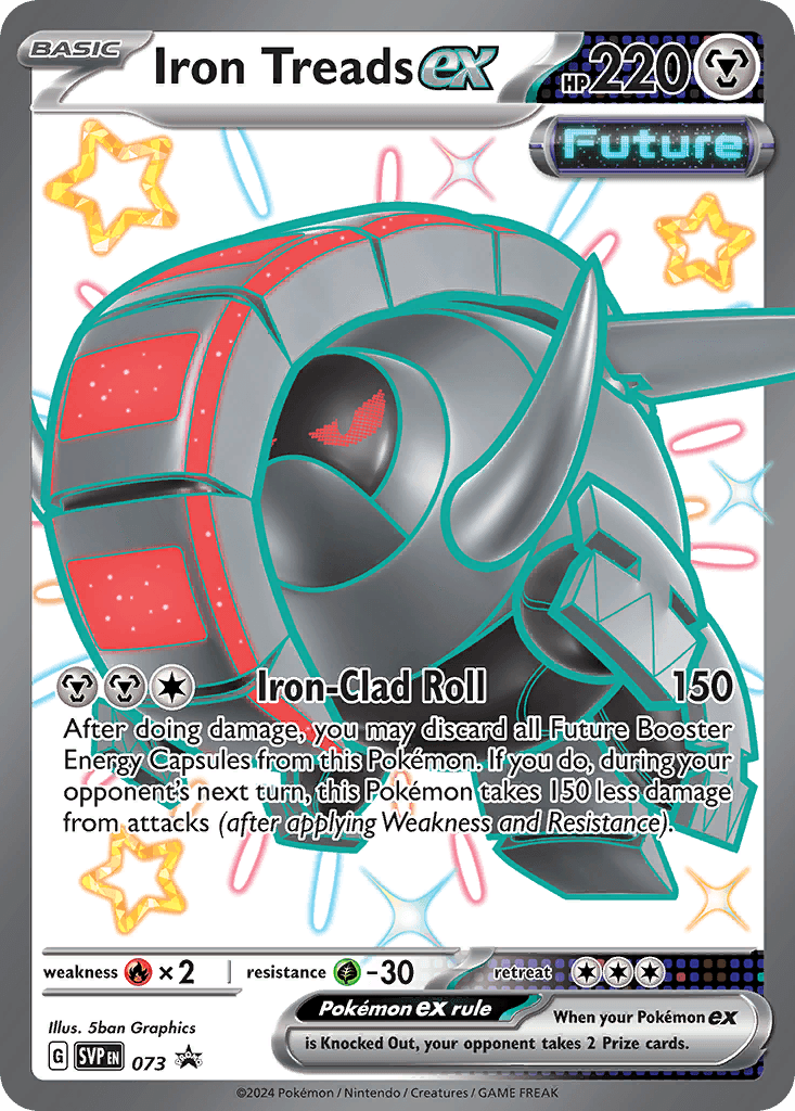 Iron Treads ex Pokémon card