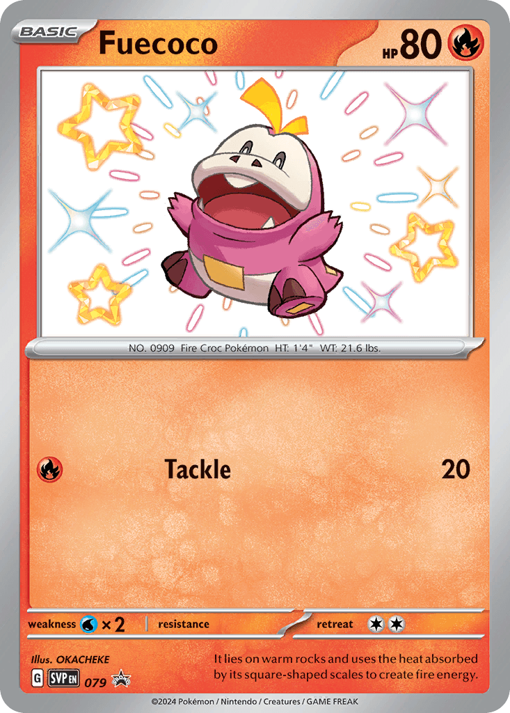 Fuecoco Pokémon card